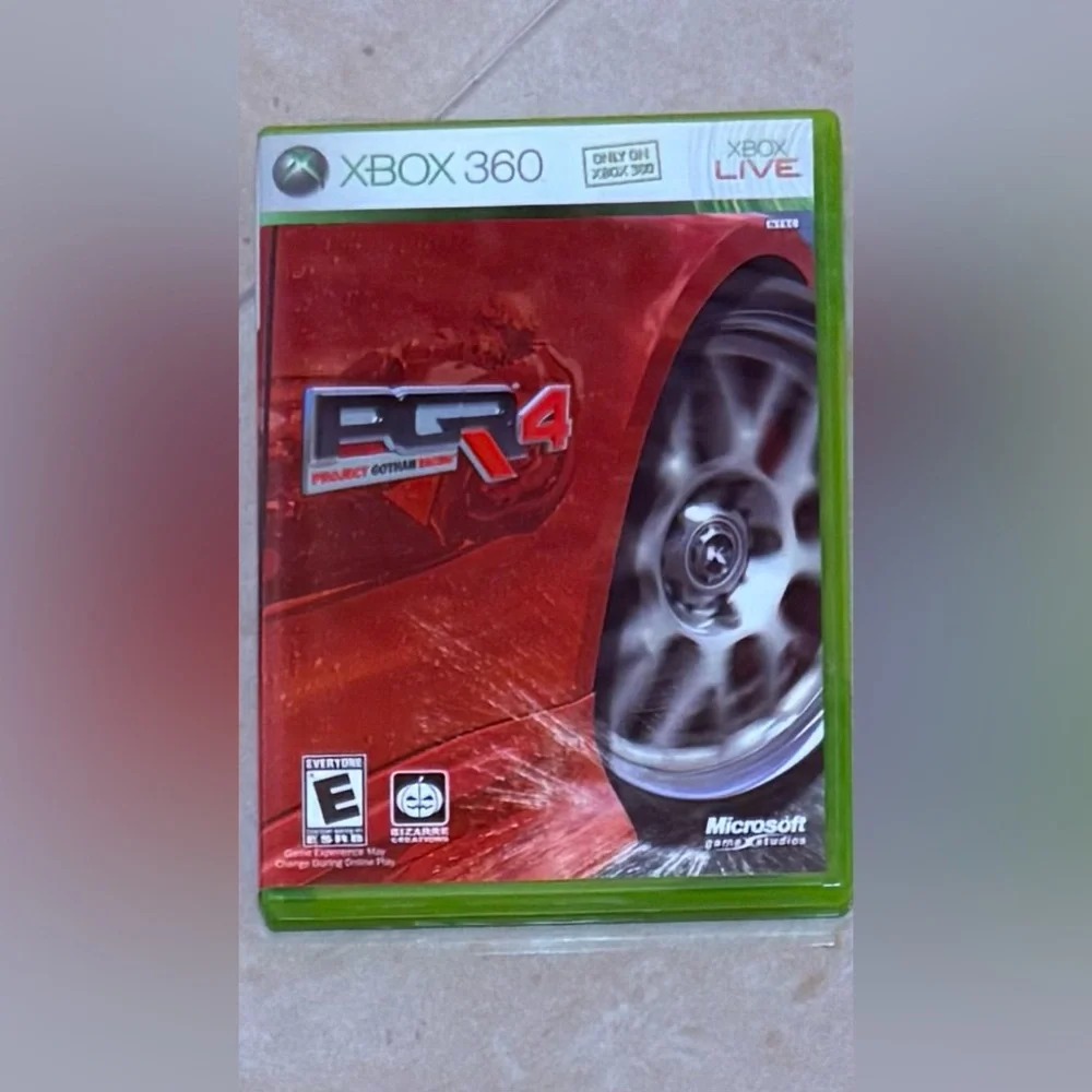 Microsoft PGR 4 - Project Gotham Racing XBox 360.2007. Rated : E Manual included